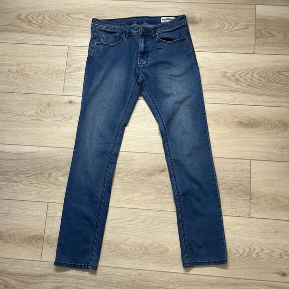 Buffalo David Bitton Men's Axel 5 Pockets Slim Stretch Jean Blue Size 32x34 - Picture 1 of 6